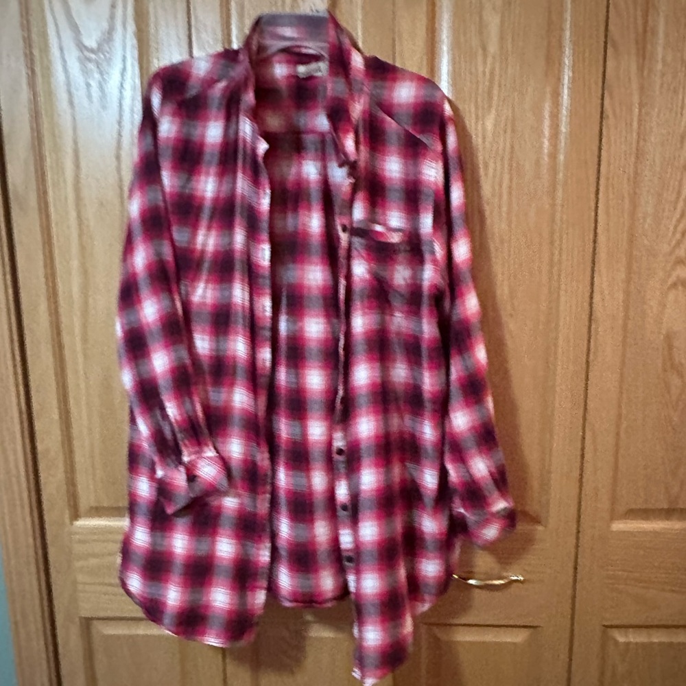 Flannel shirt - XXL pink